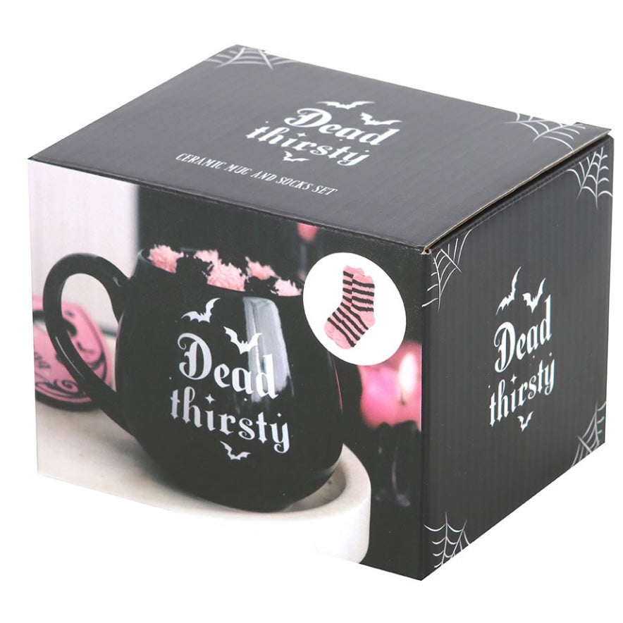 Dead Thirsty ~ Mug with Socks