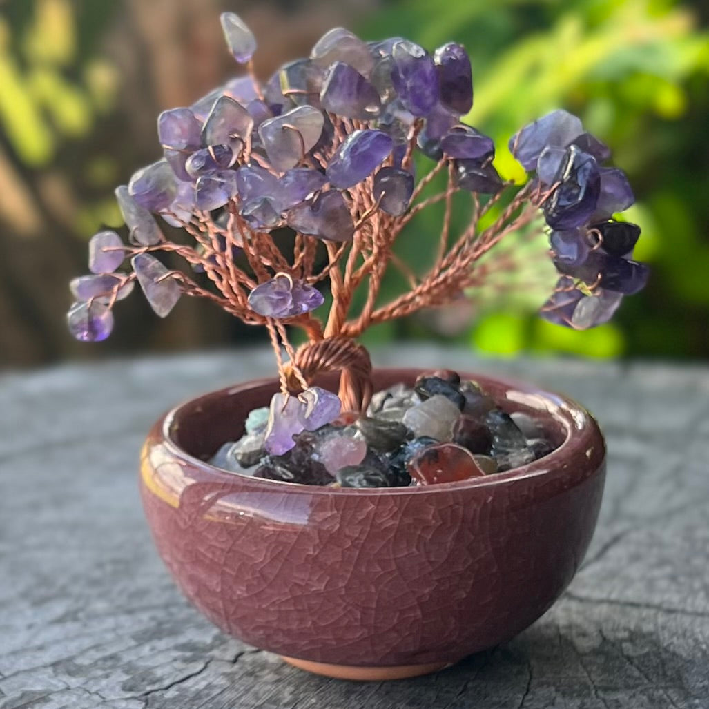 Crystal Bonsai Tree ~ Amethyst