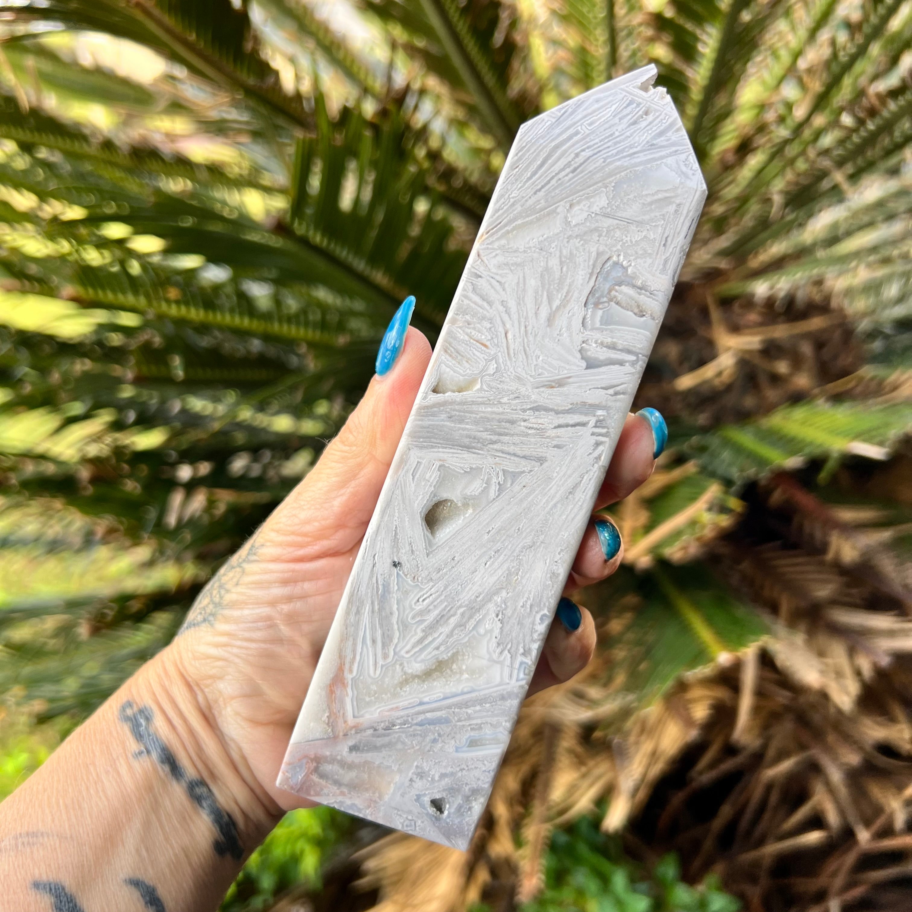 Inner Harmony ~ Mexican Agate Tower