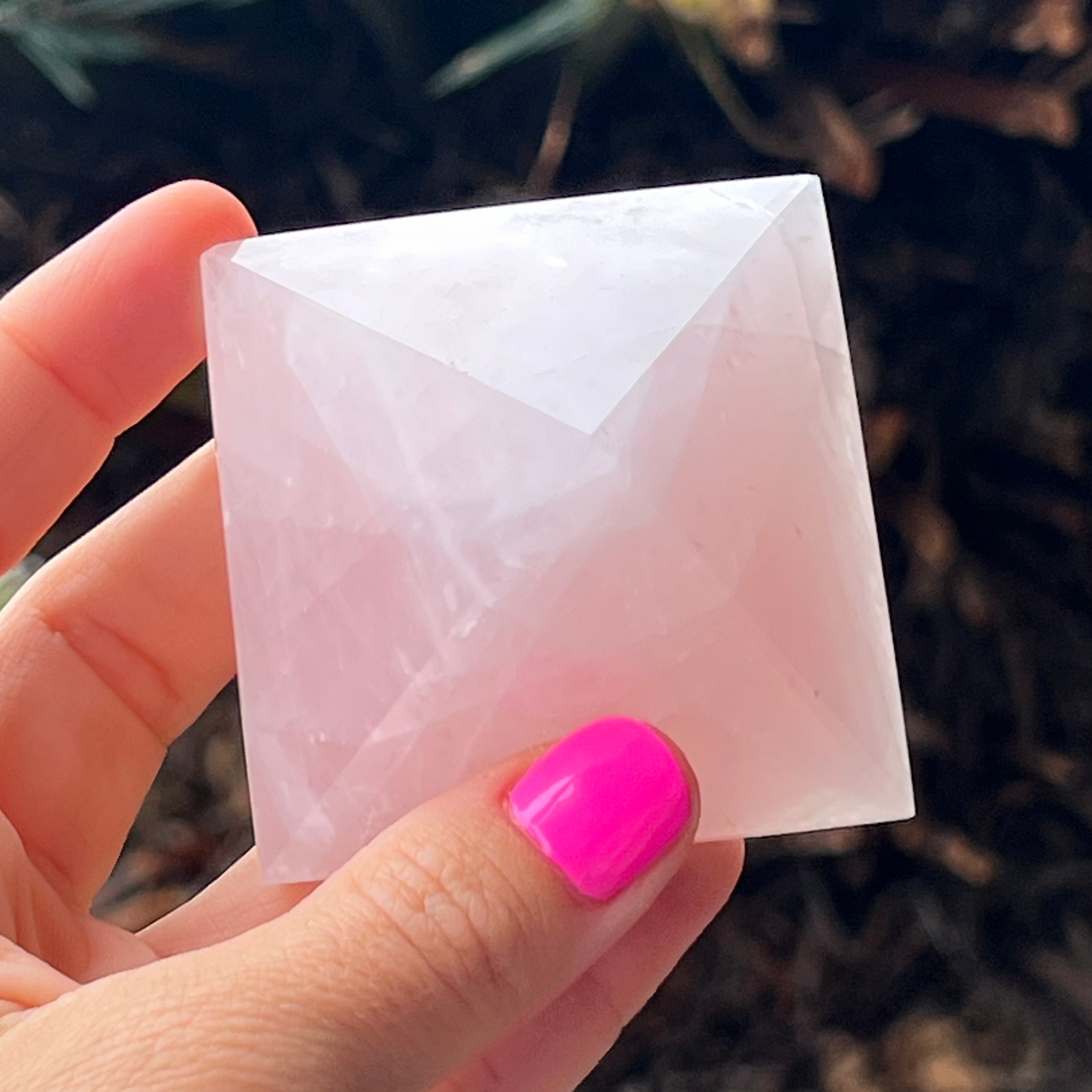 Rose Quartz Pyramid