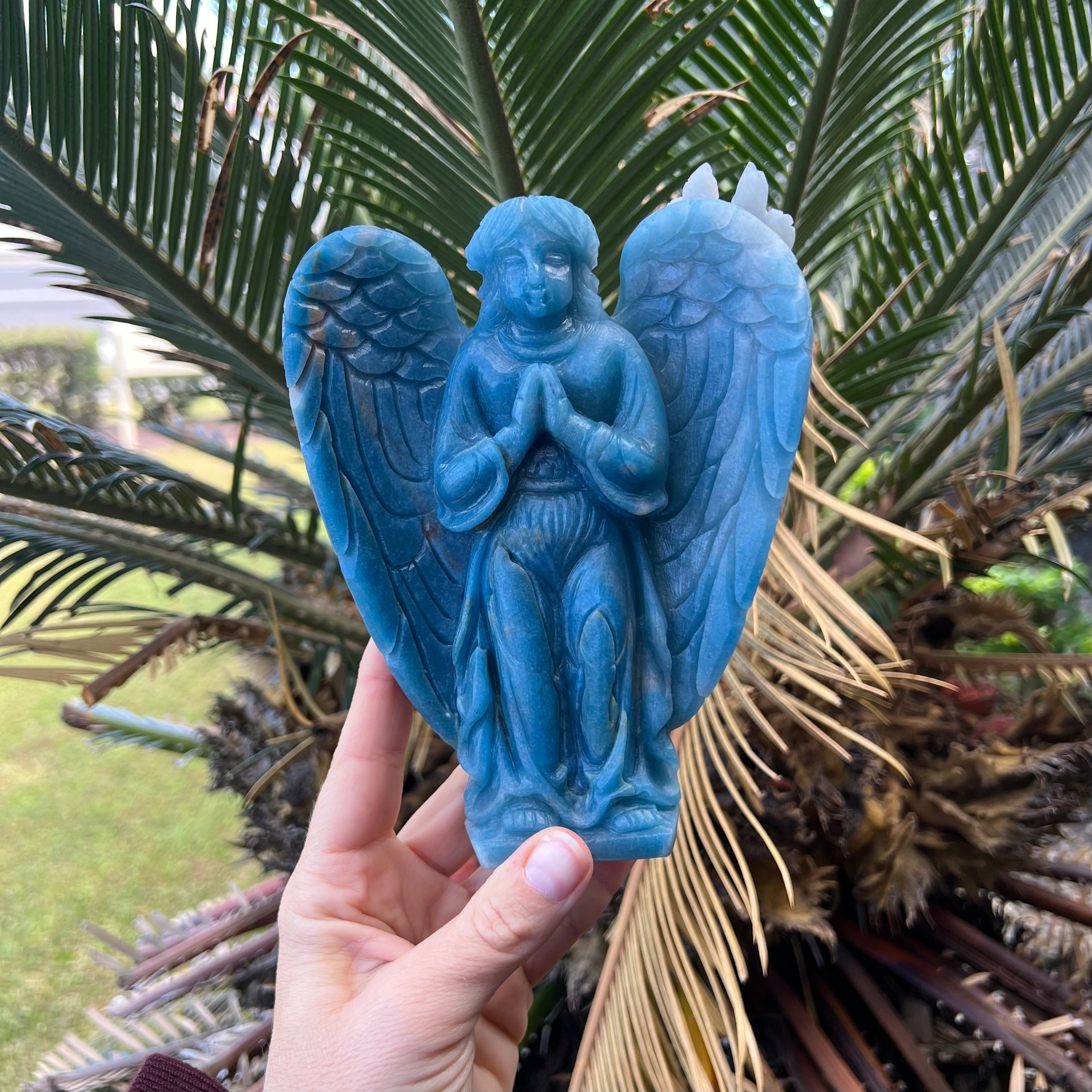 Blue Aventurine Guardian Angel