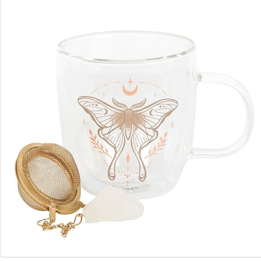 Luna Moth ~ Crystal Tea Infuser