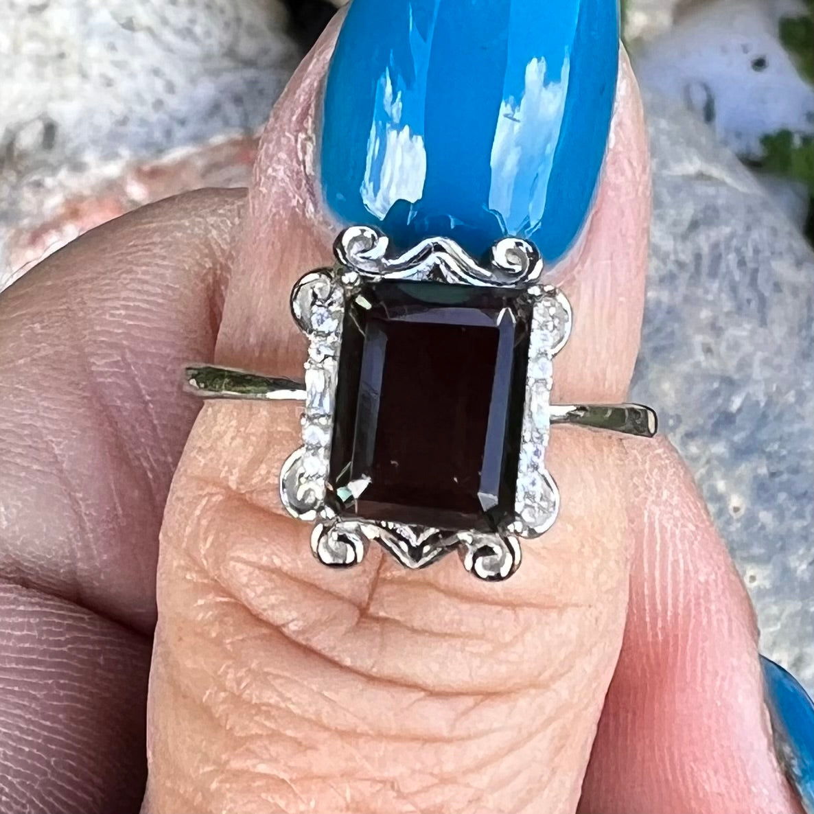 Alexandrite ~ Sterling Silver Ring ~ Size 7