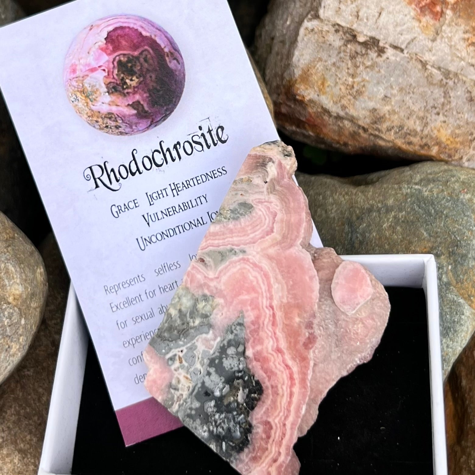 Rhodochrosite ~ Specialty Boxed Crystal