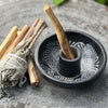 Palo Santo Soapstone Burner ~ Black