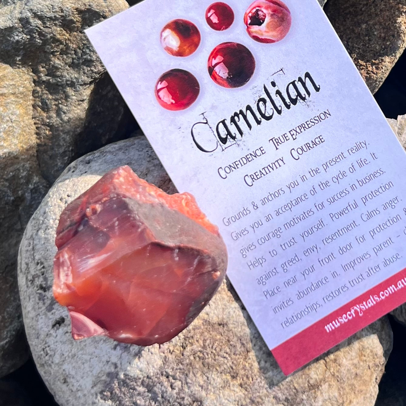 Raw Carnelian Specimen