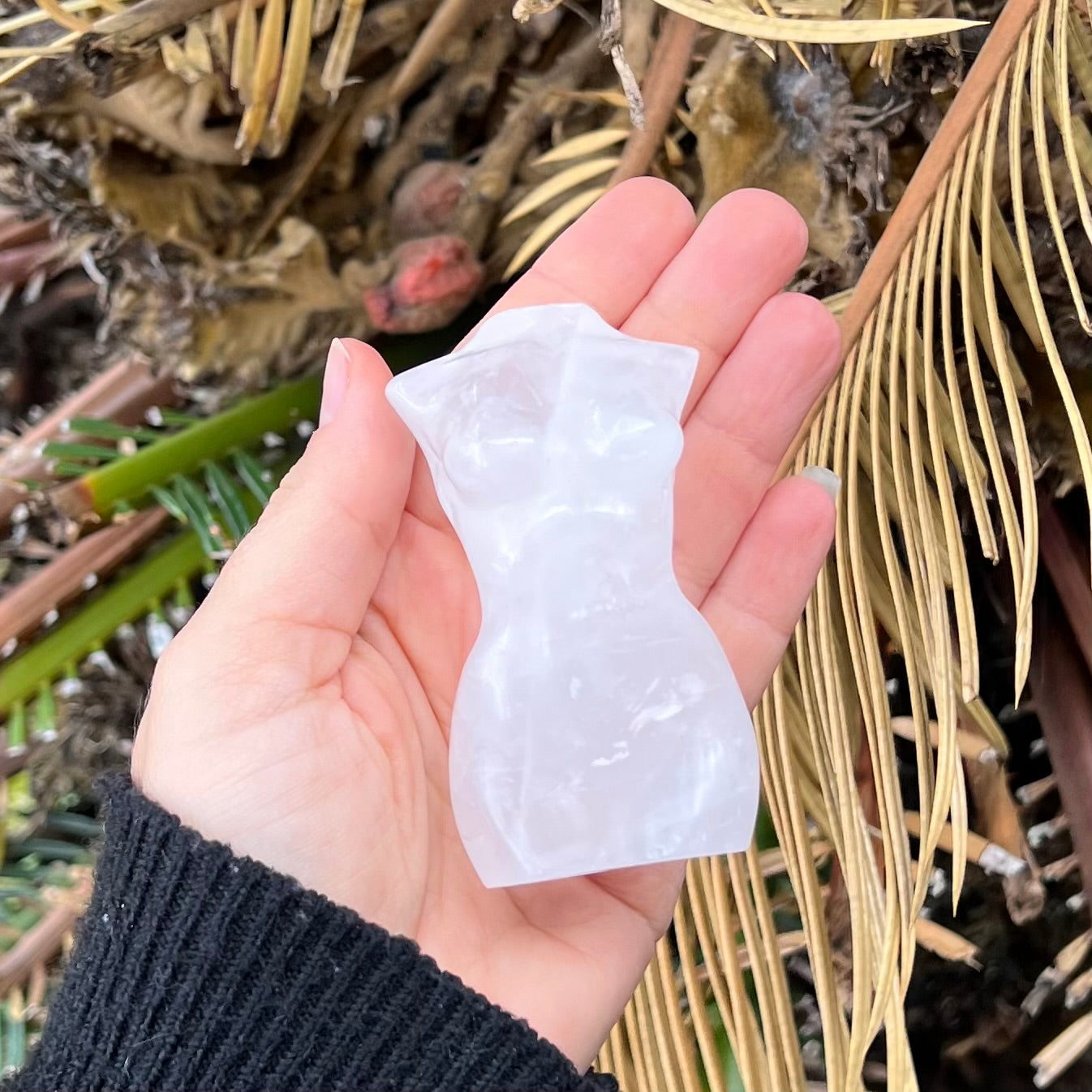 Clear Quartz ~ Lady Body Carving