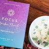 Boho Crystal Focus Candle ~
Rainbow Fluorite ~ 
Peppermint & Lime