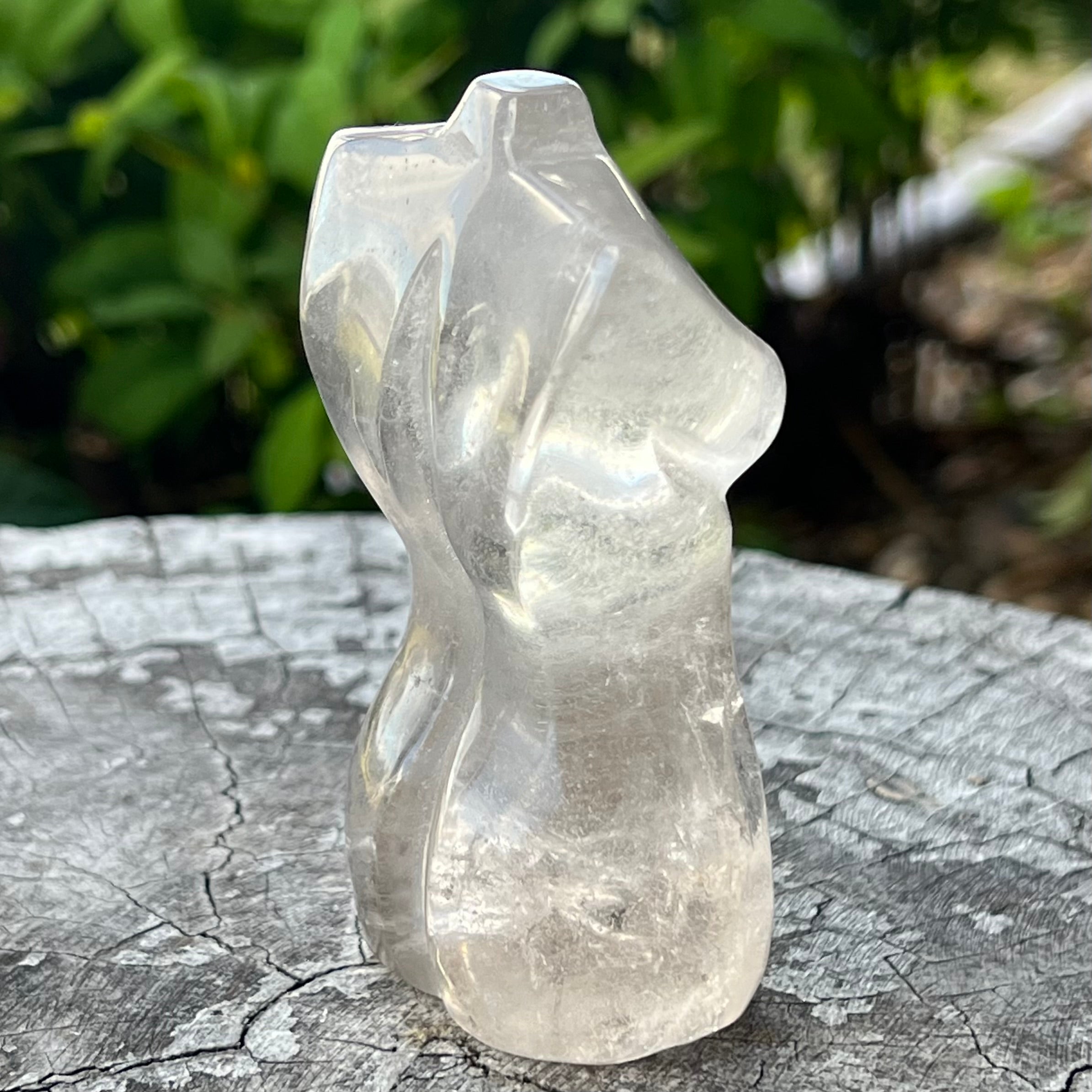 Clear Quartz ~ Lady Body Carving
