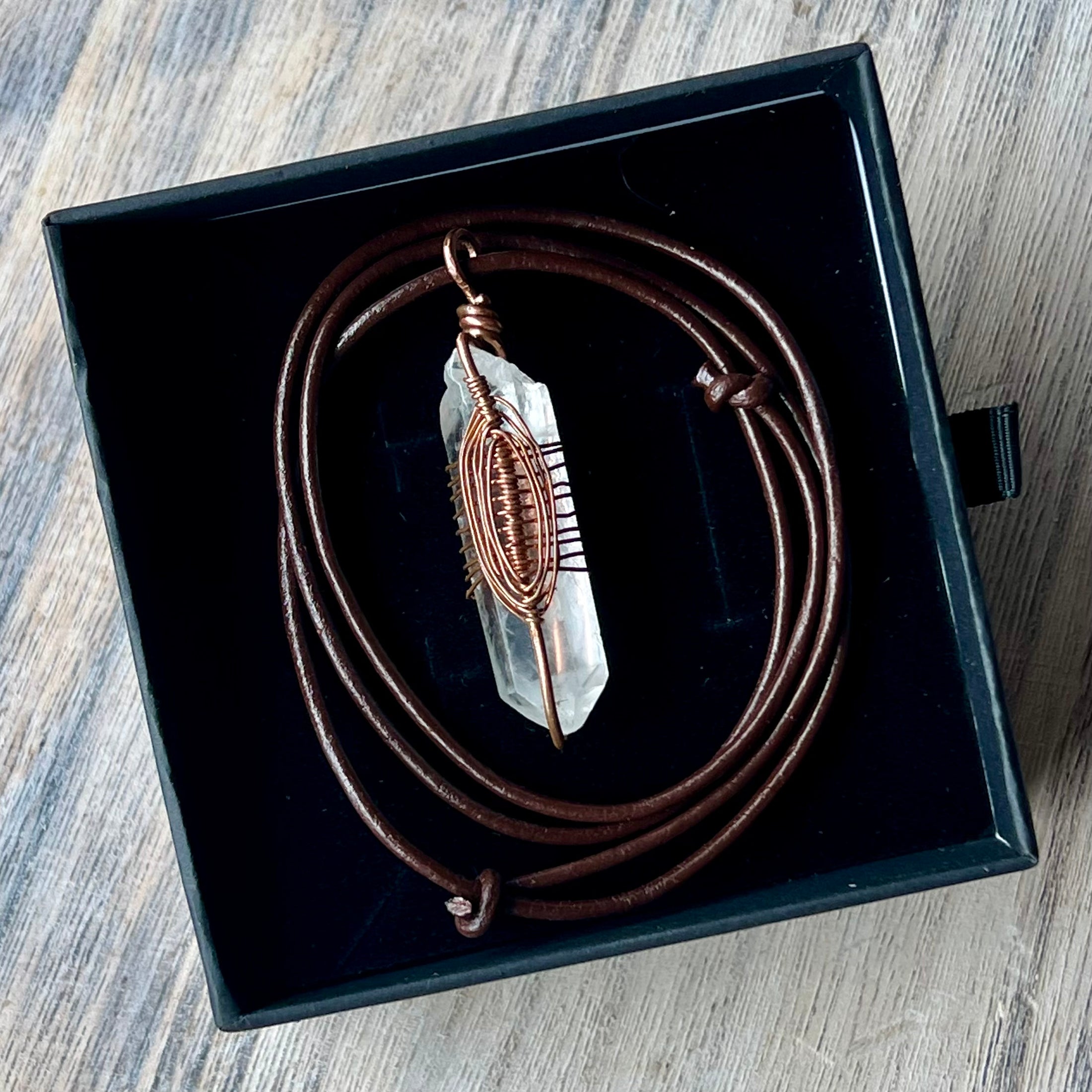 Muse Forged ~ Artesian Clear Quartz Necklace – Muse Crystals & Mystical