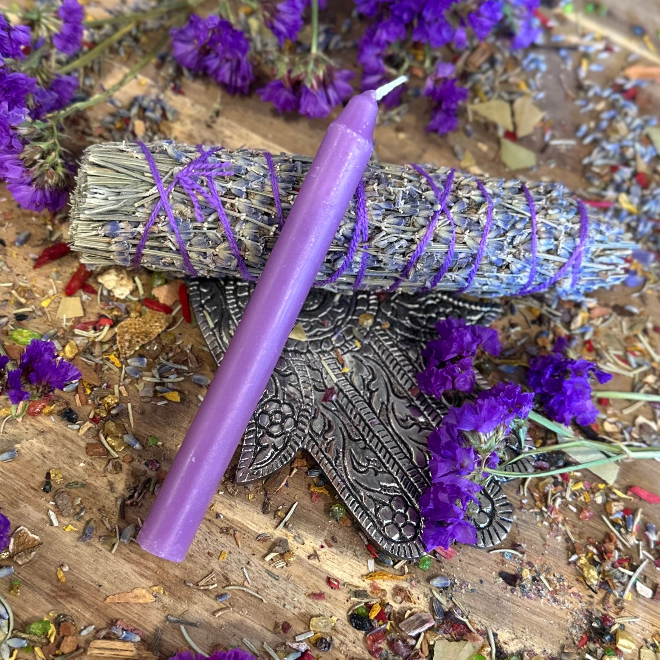 Ritual Candles ~ Transformation ~ Purple