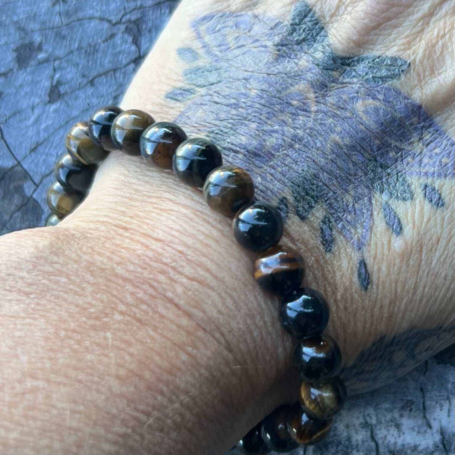 Tiger Eye Beaded Bracelet