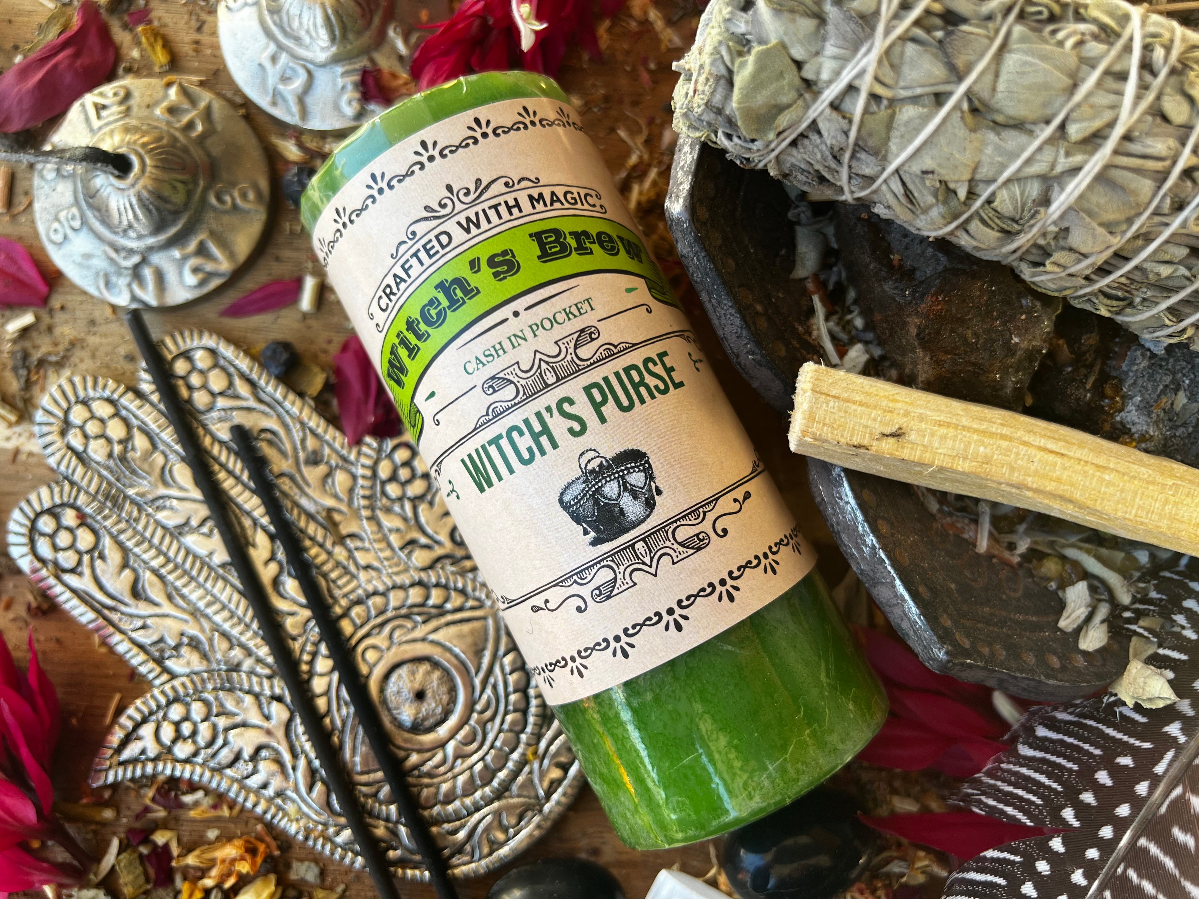 Witch's Brew WITCH'S PURSE Spell Candle