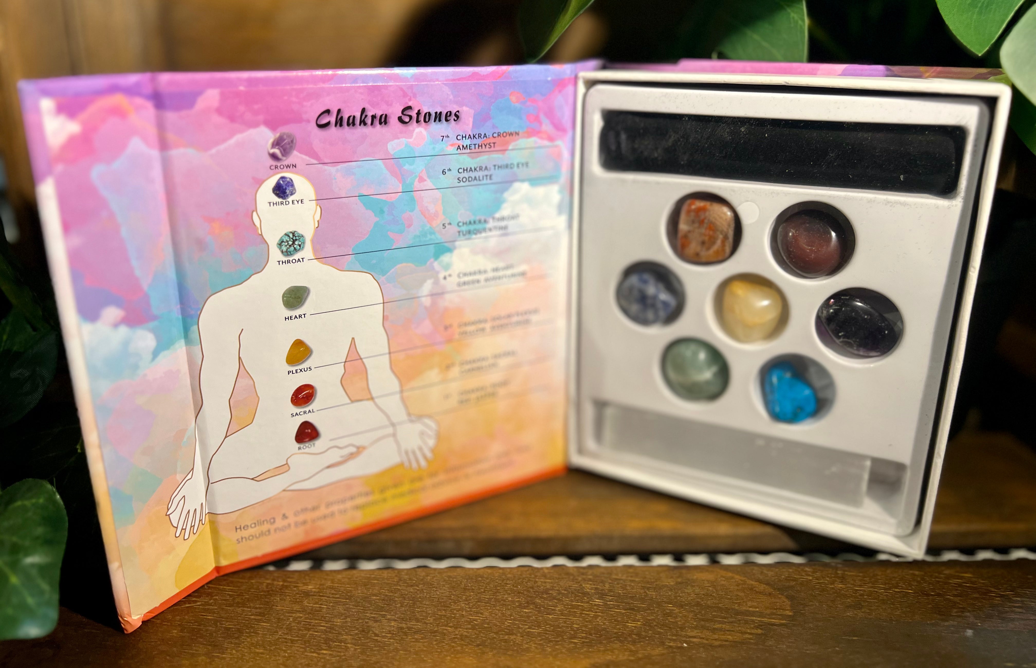 Coffret cadeau de pierres de chakra