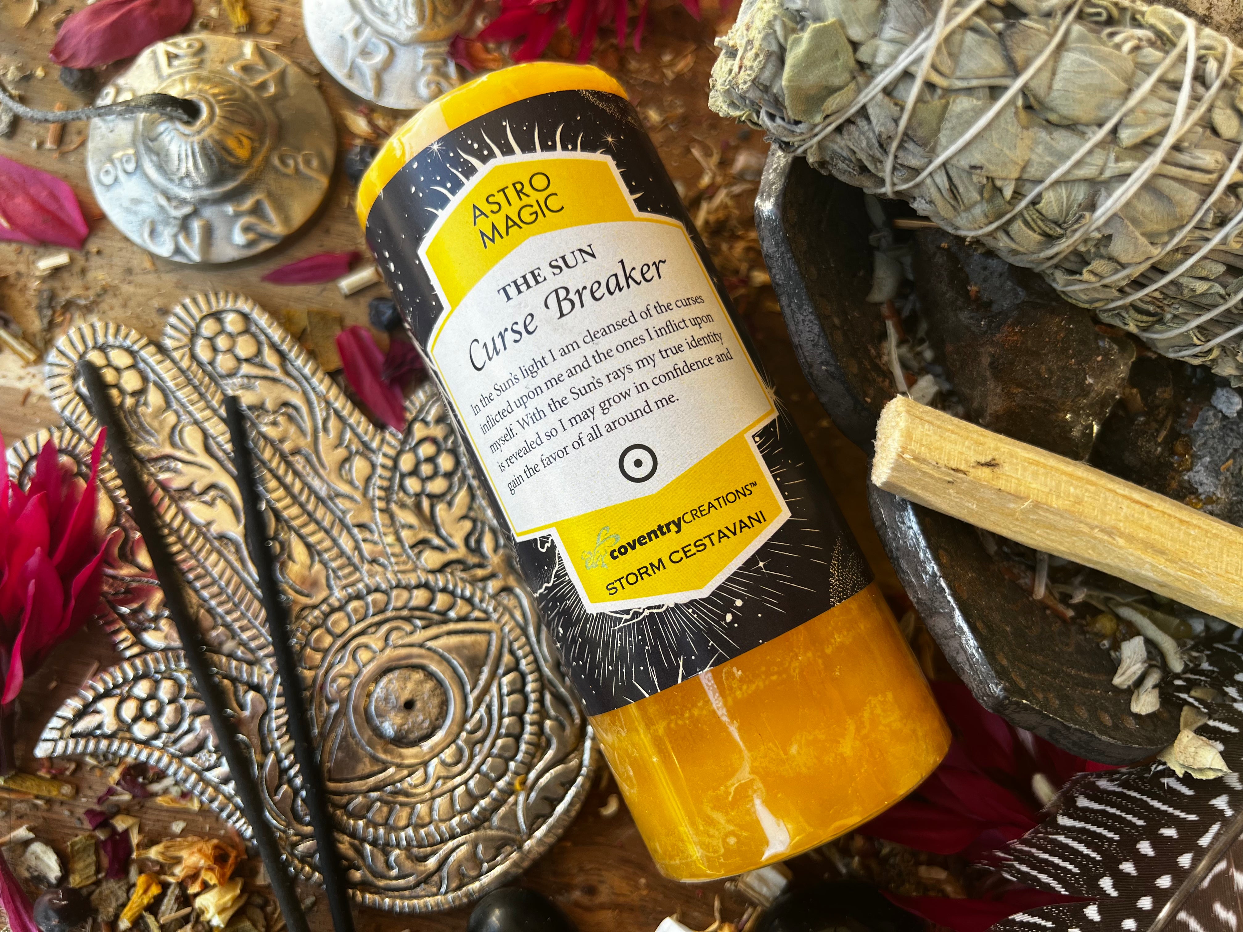 Magic CURSE BREAKER Spell & Affirmation Candle