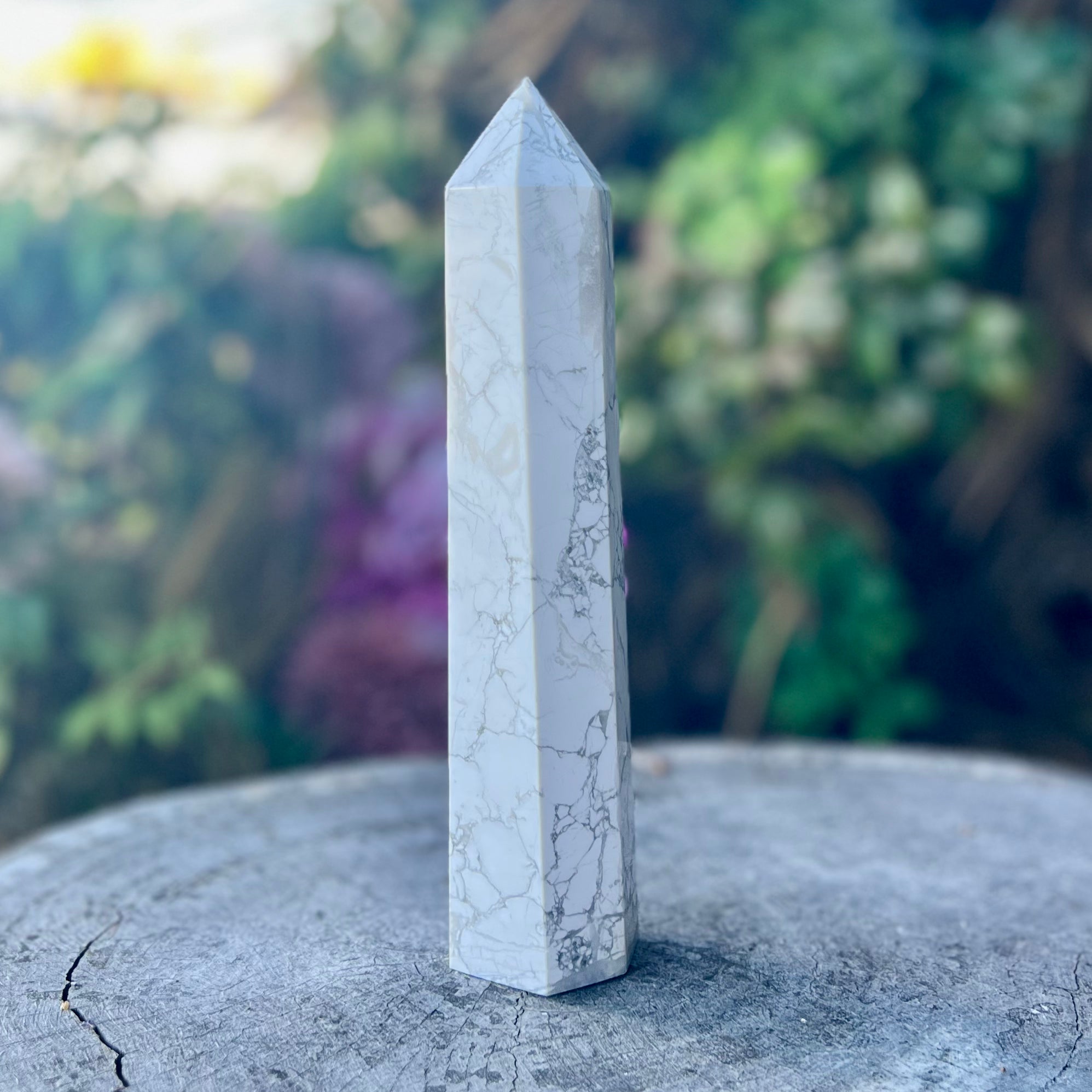 Howlite Large Calming Tower ~ Super Price