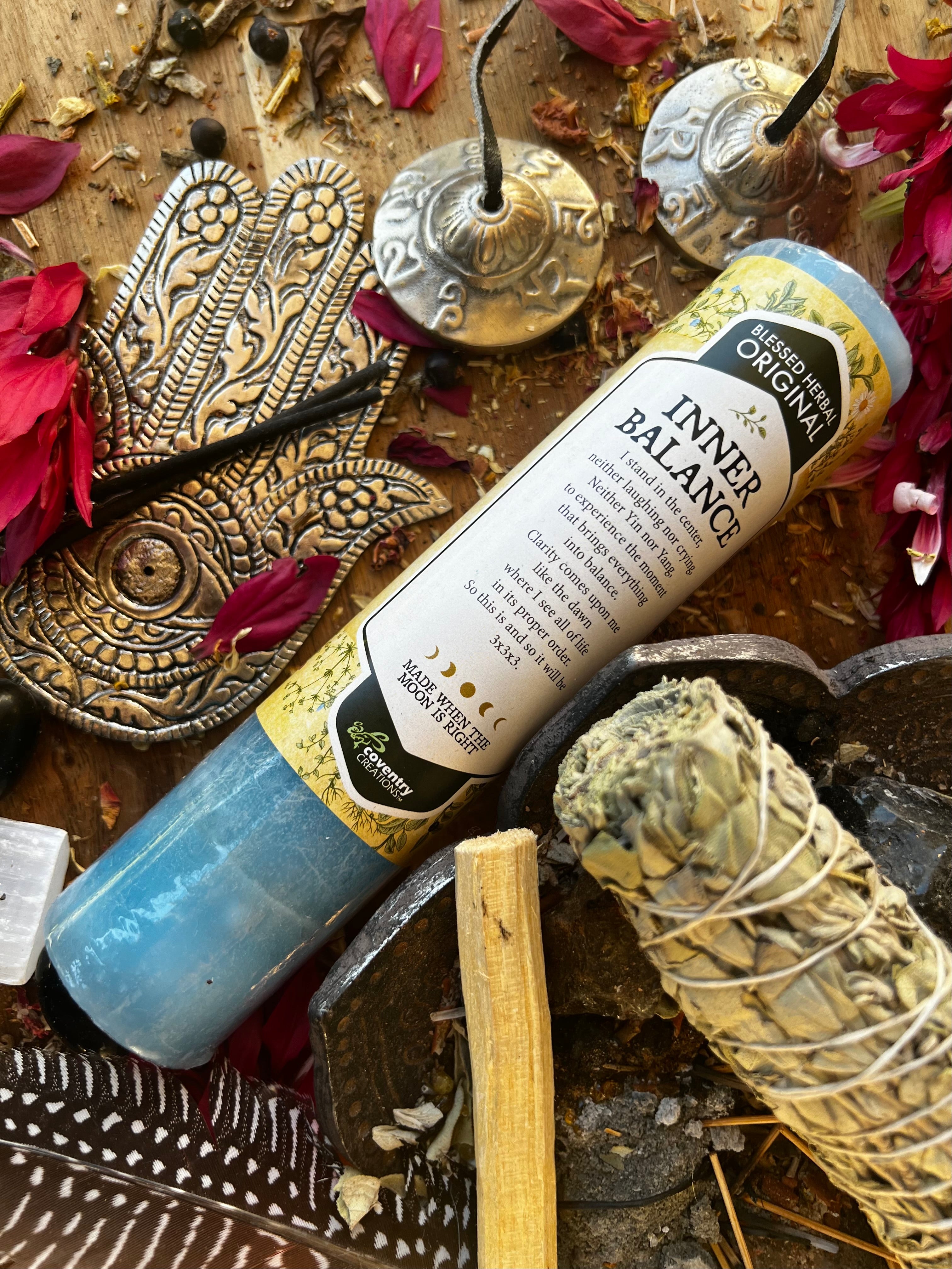 INNER BALANCE Blessing Candle | Muse Crystals & Mystical Gifts