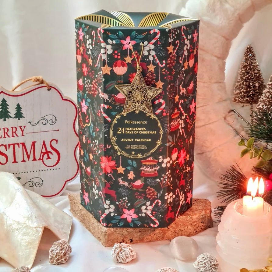 Incense Advent Calendar with 240 eco-friendly incense sticks | Muse Crystals & Mystical Gifts