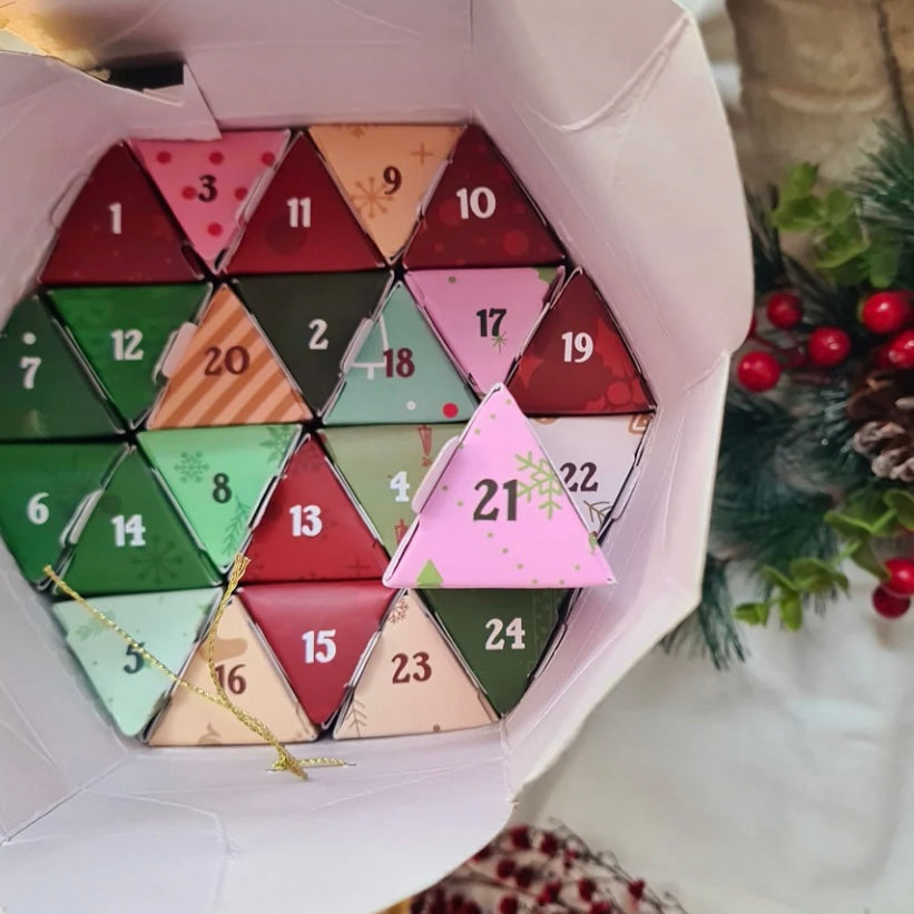 24 unique fragrance incense sticks in Advent Calendar 2024 | Muse Crystals & Mystical Gifts