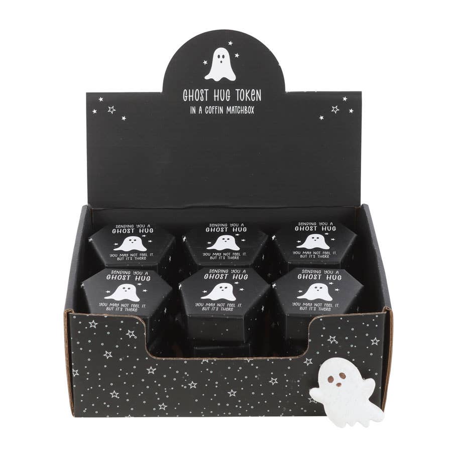 Ghost Hug in Coffin Box
