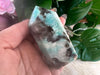 Load image into Gallery viewer, Amazonite with Smoky Quartz Tower - Muse Crystals &amp; Mystical Gifts