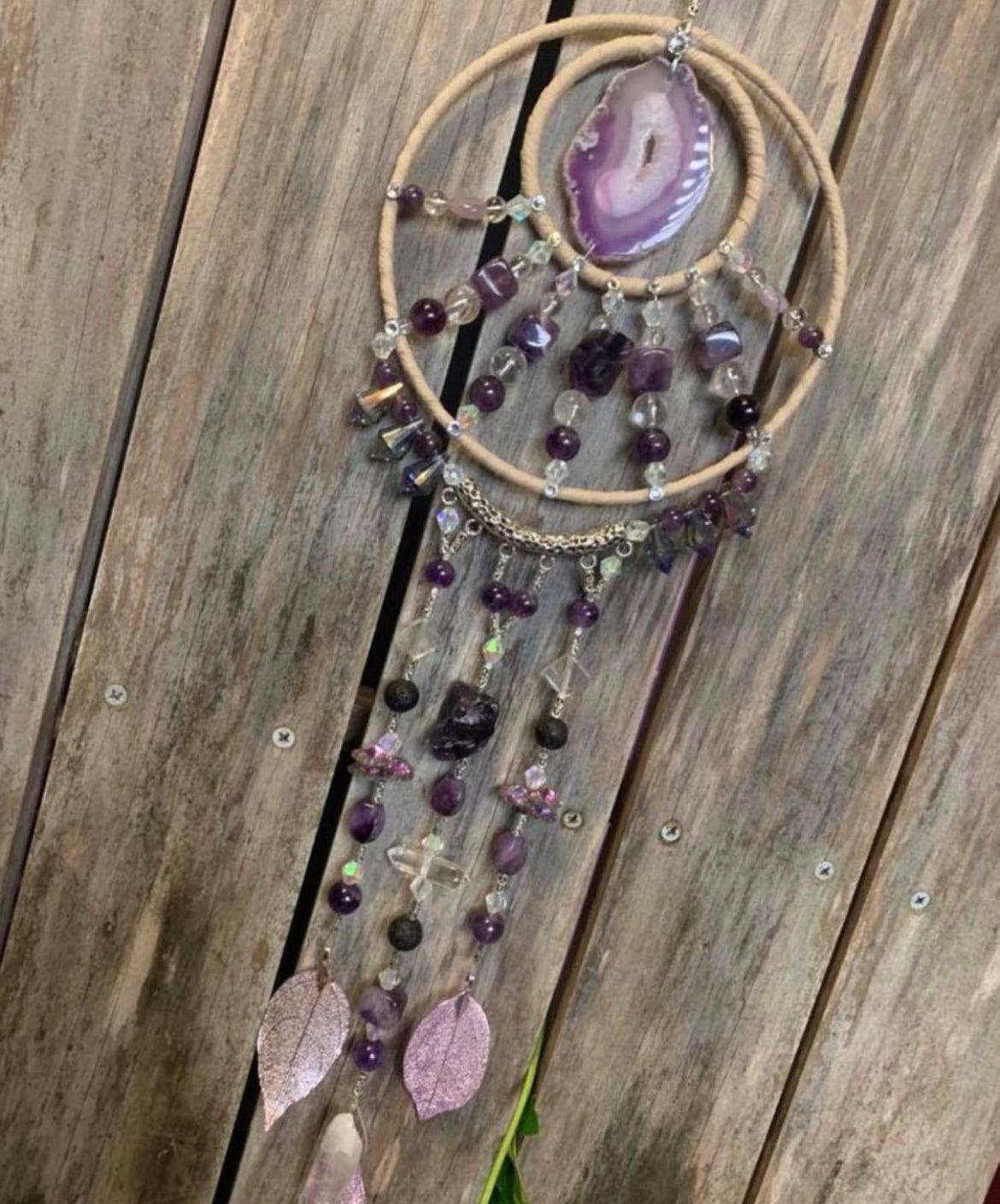 Amethyst Dream Catcher - Muse Crystals & Mystical Gifts