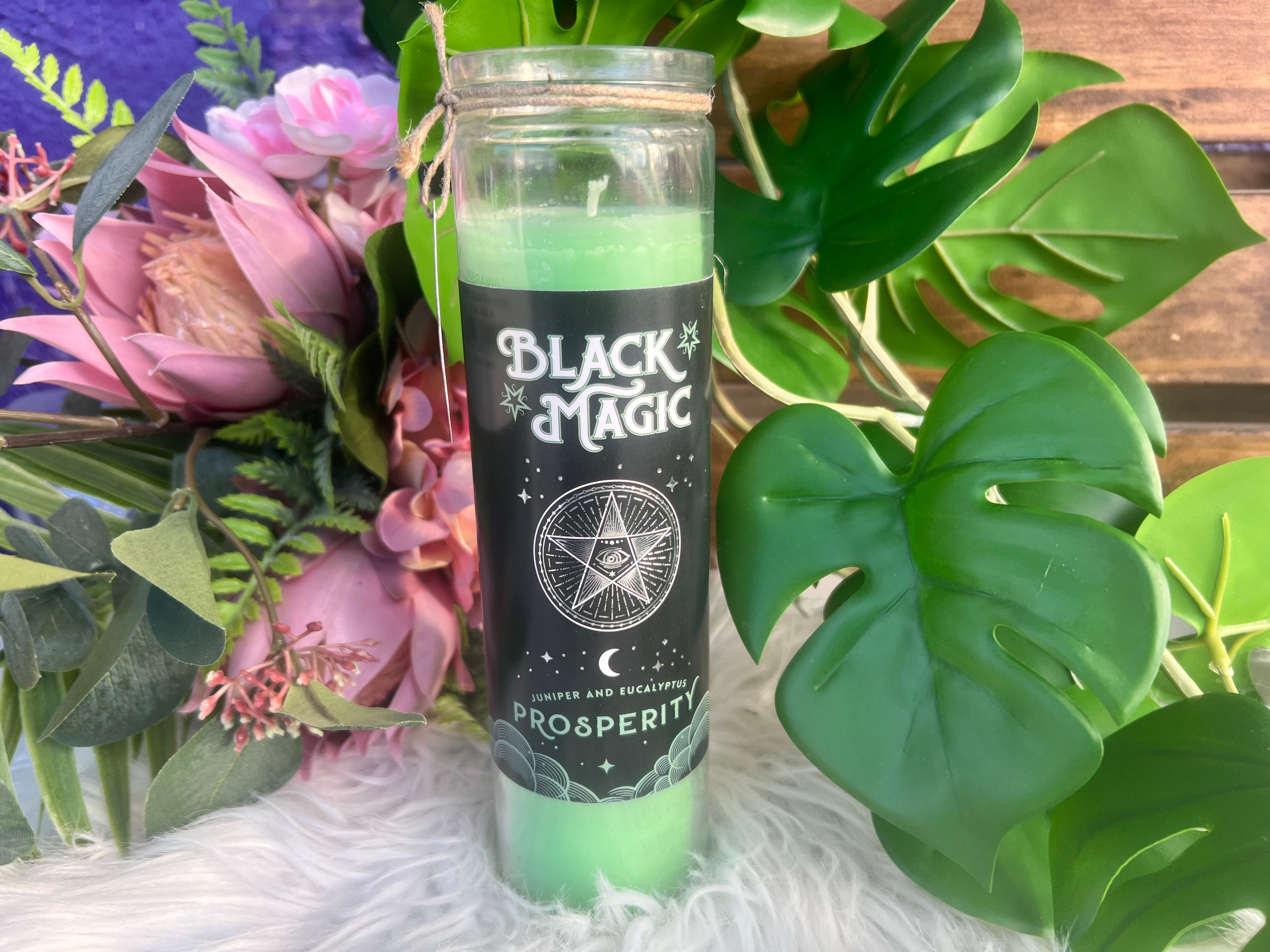 Black Magic Prosperity Candle - Muse Crystals & Mystical Gifts
