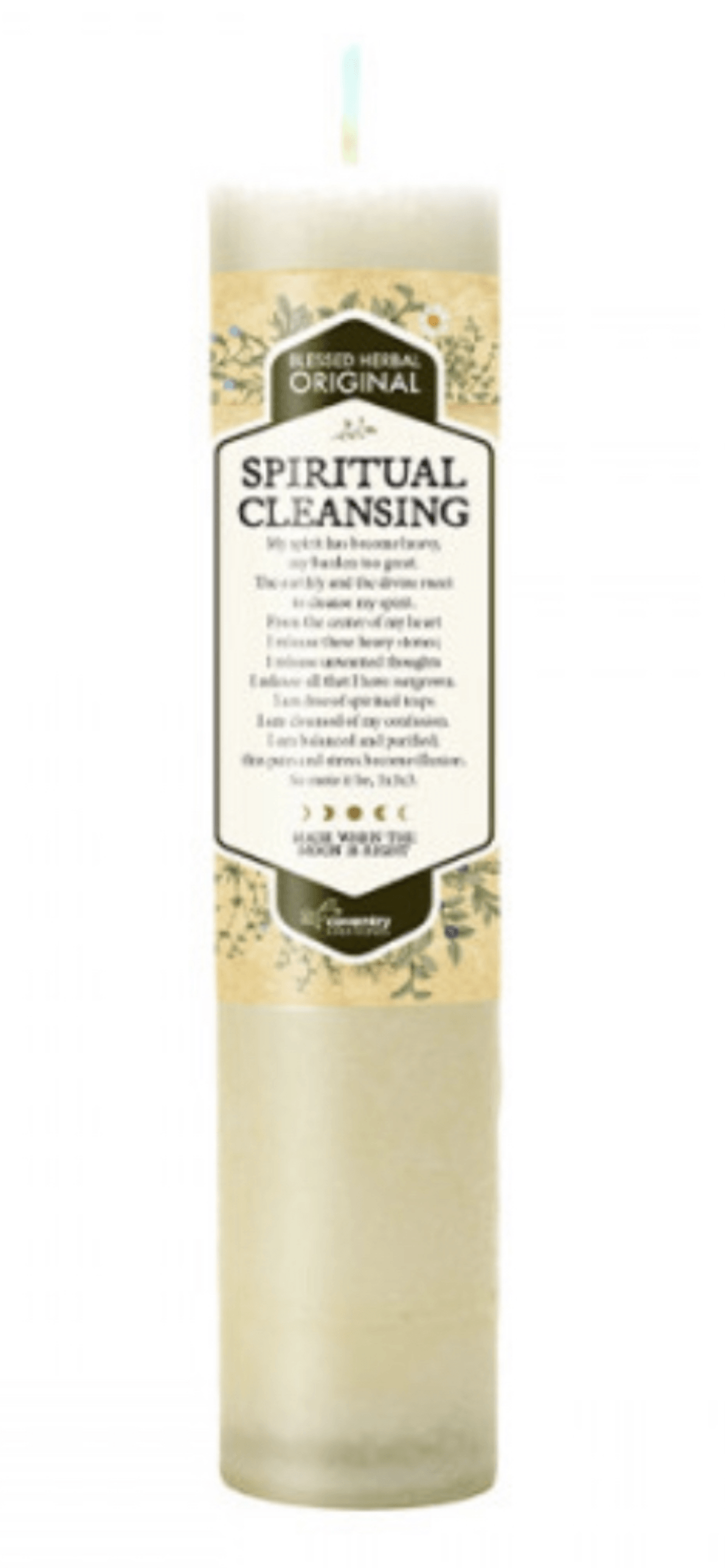 Blessed Herbal Candle SPIRITUAL CLEANSING - Muse Crystals & Mystical Gifts