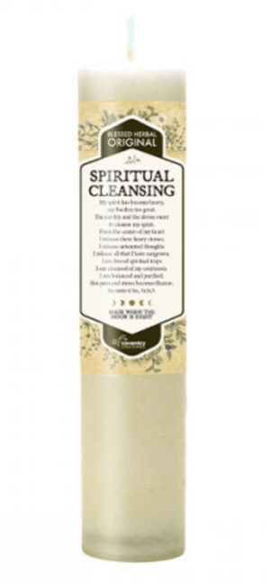 Blessed Herbal Candle SPIRITUAL CLEANSING - Muse Crystals & Mystical Gifts