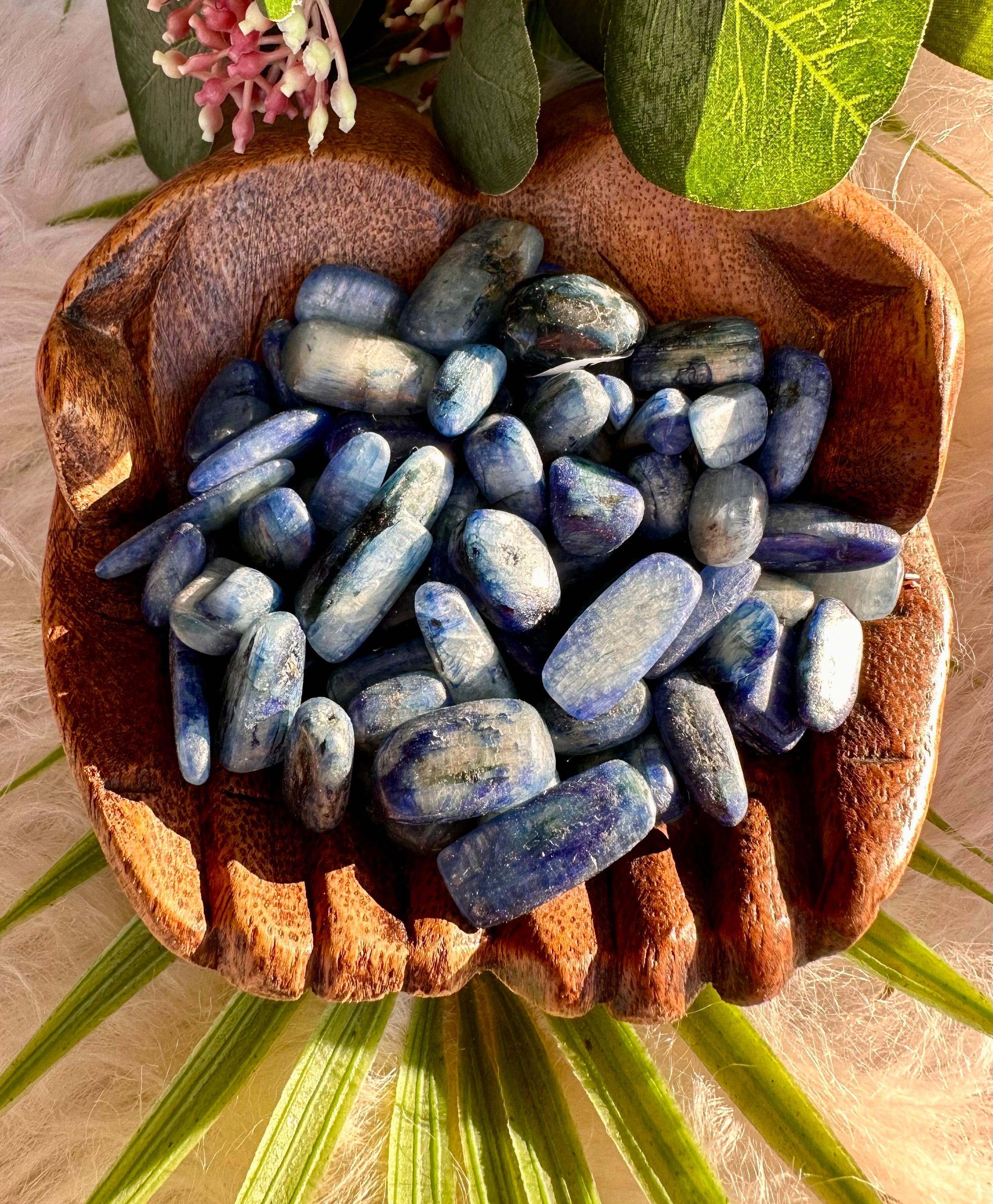 Blue Kyanite Tumble Stone - Muse Crystals & Mystical Gifts