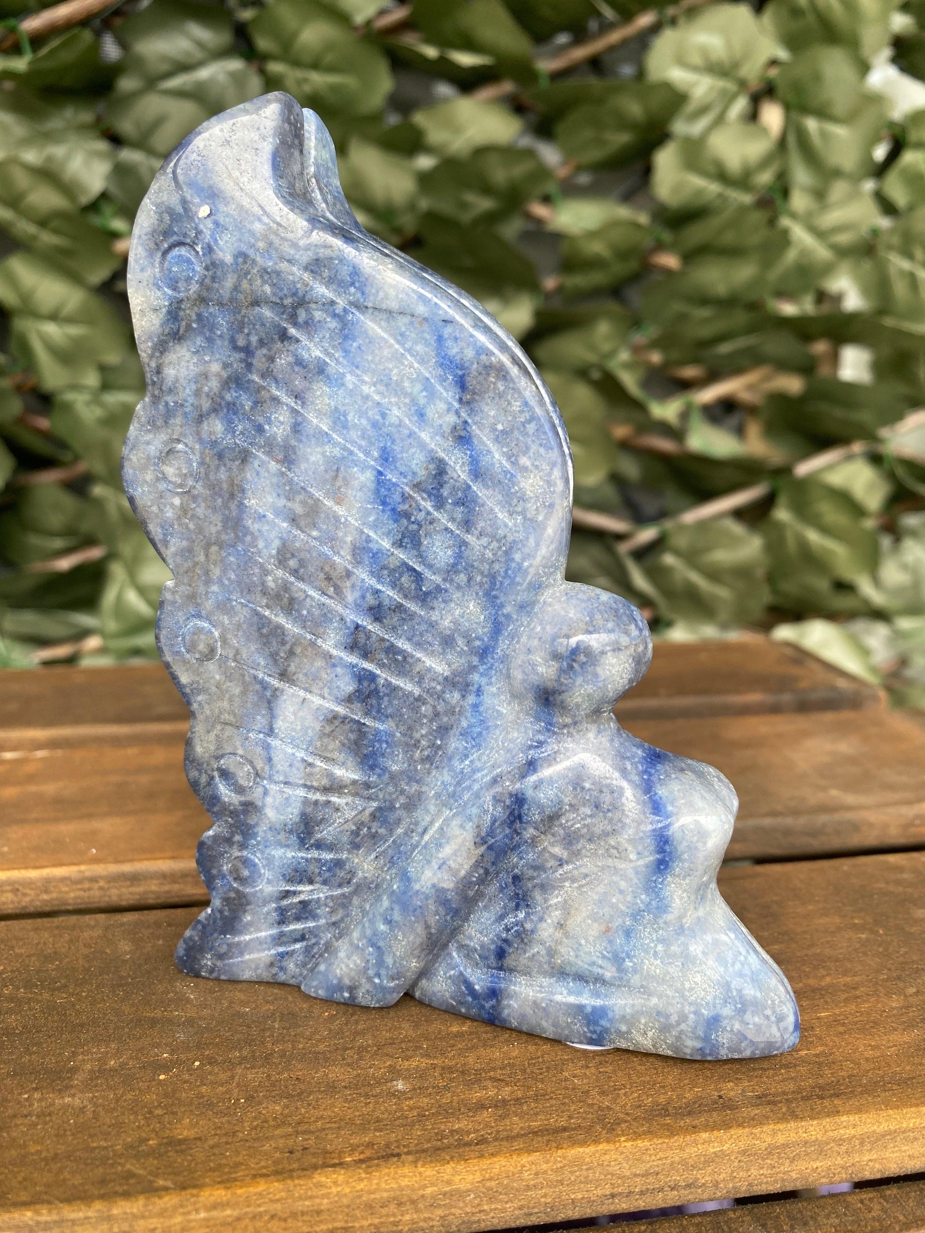 Blue Quartz Standing Fairy - Muse Crystals & Mystical Gifts