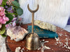 Load image into Gallery viewer, Bronze Bell - Triple Moon - Muse Crystals &amp; Mystical Gifts