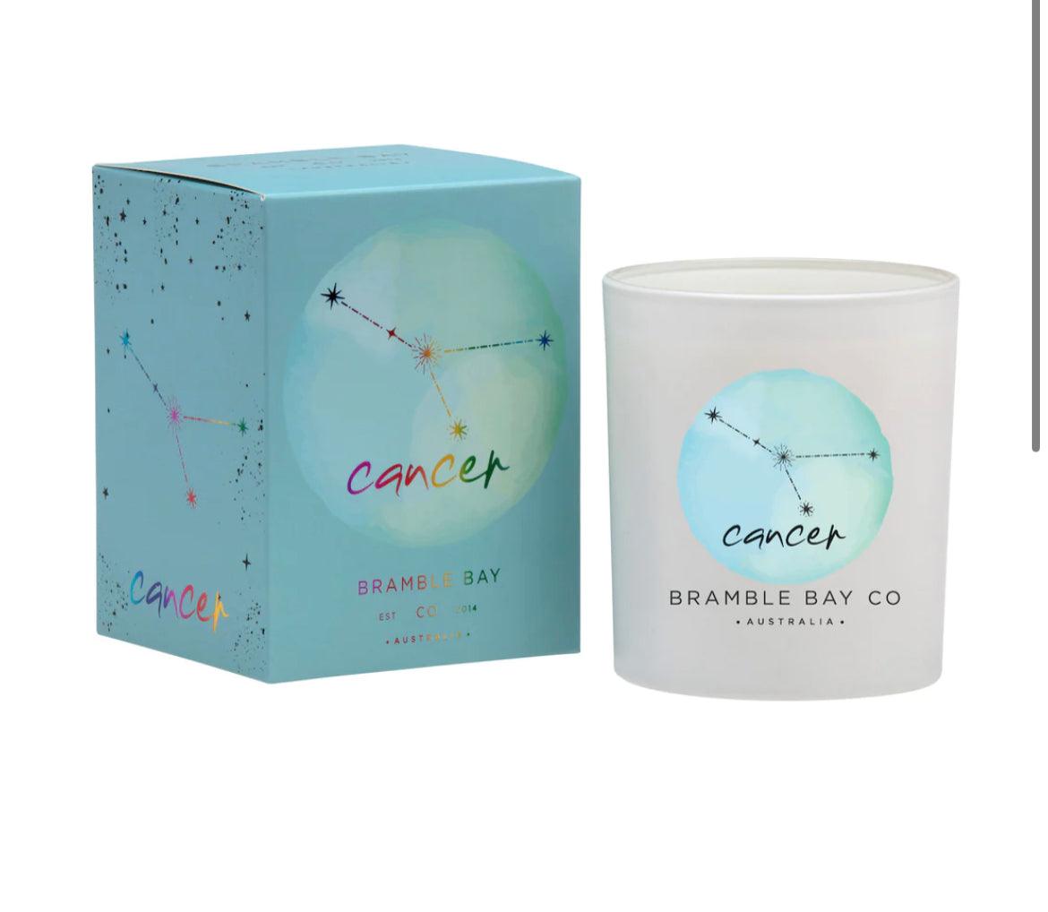 Cancer Zodiac Scented Candle Bramble Bay - Muse Crystals & Mystical Gifts