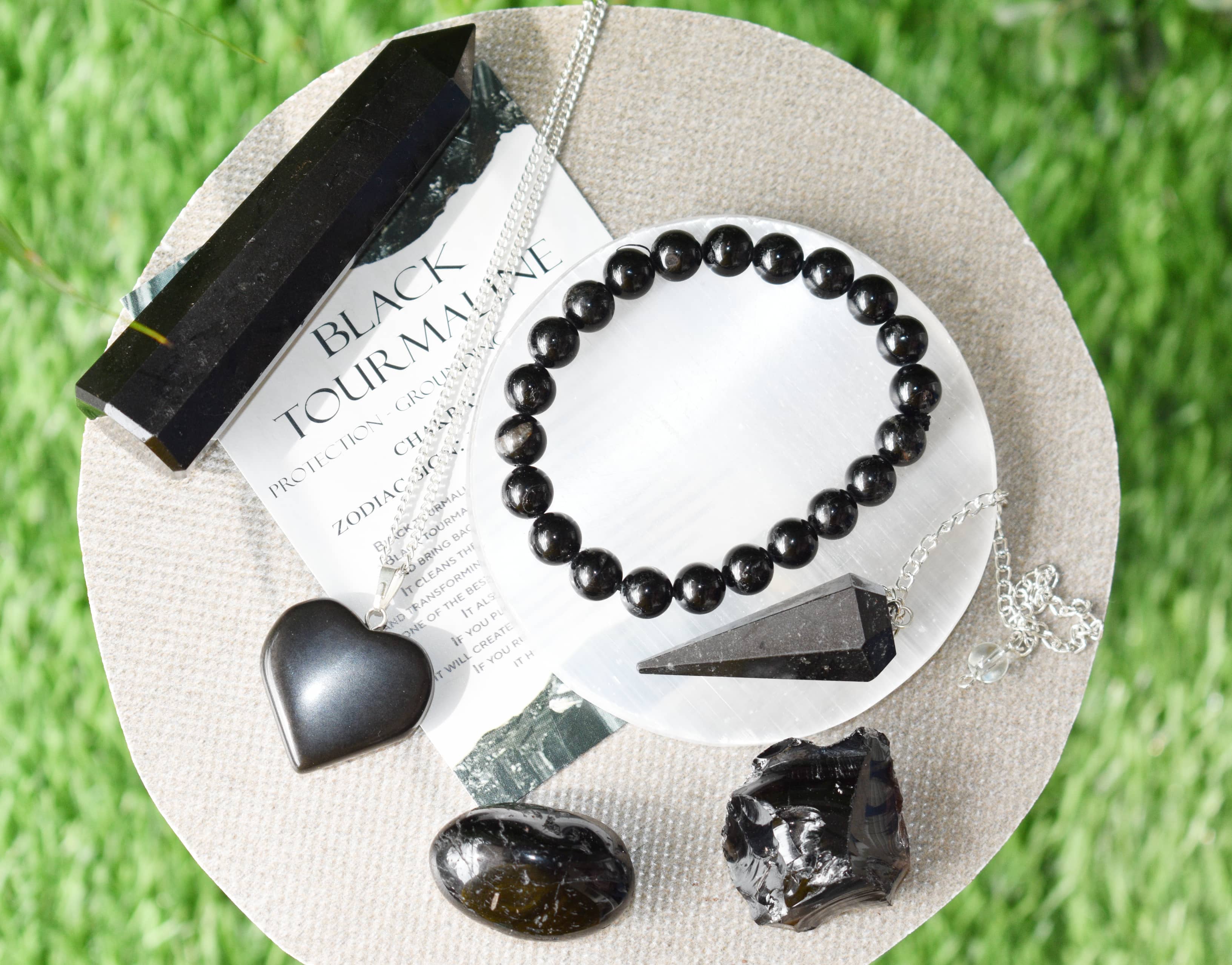 Crystal Gift Set ~ Black Tourmaline