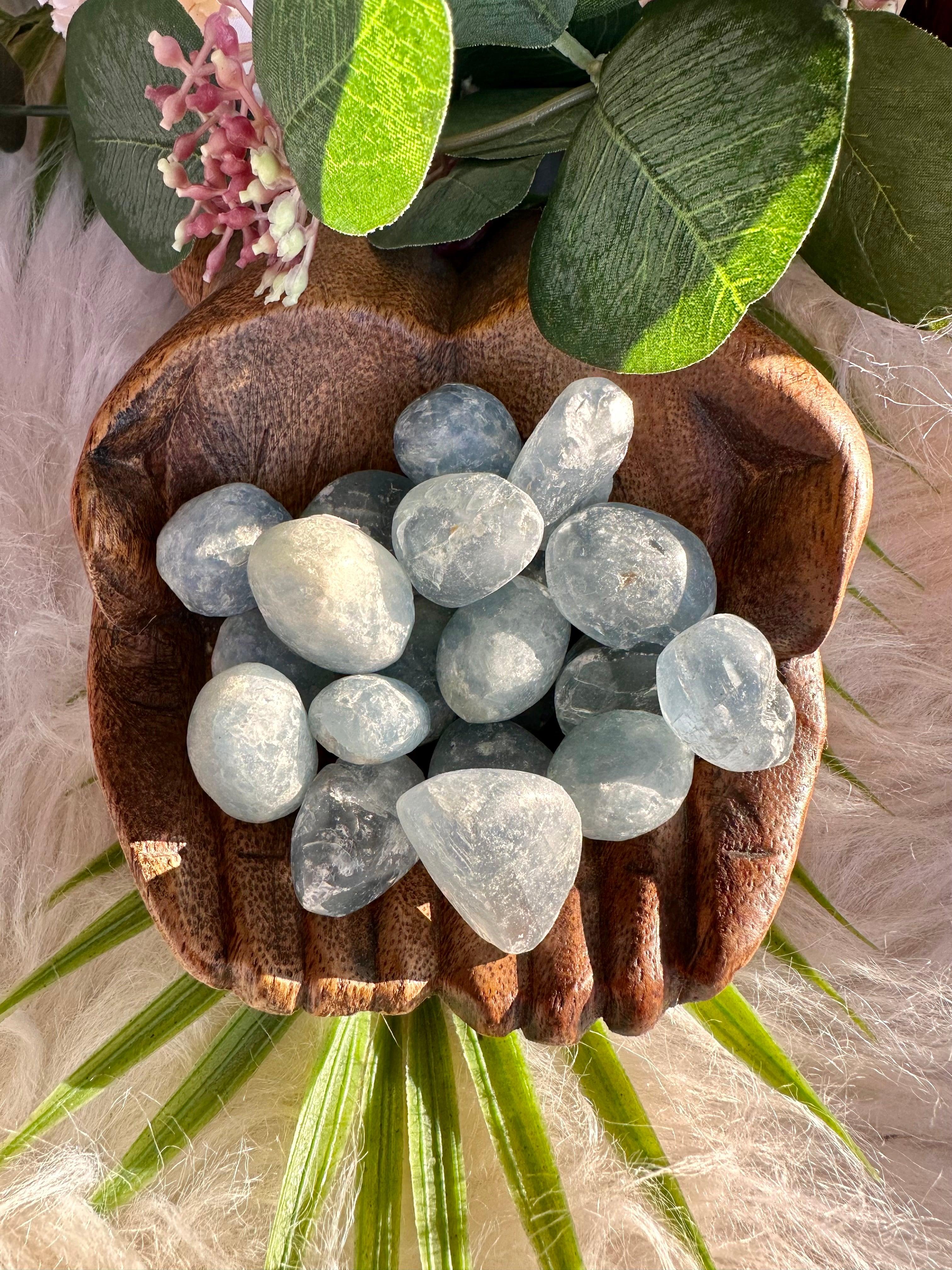 Celestite Tumble Stone - Muse Crystals & Mystical Gifts