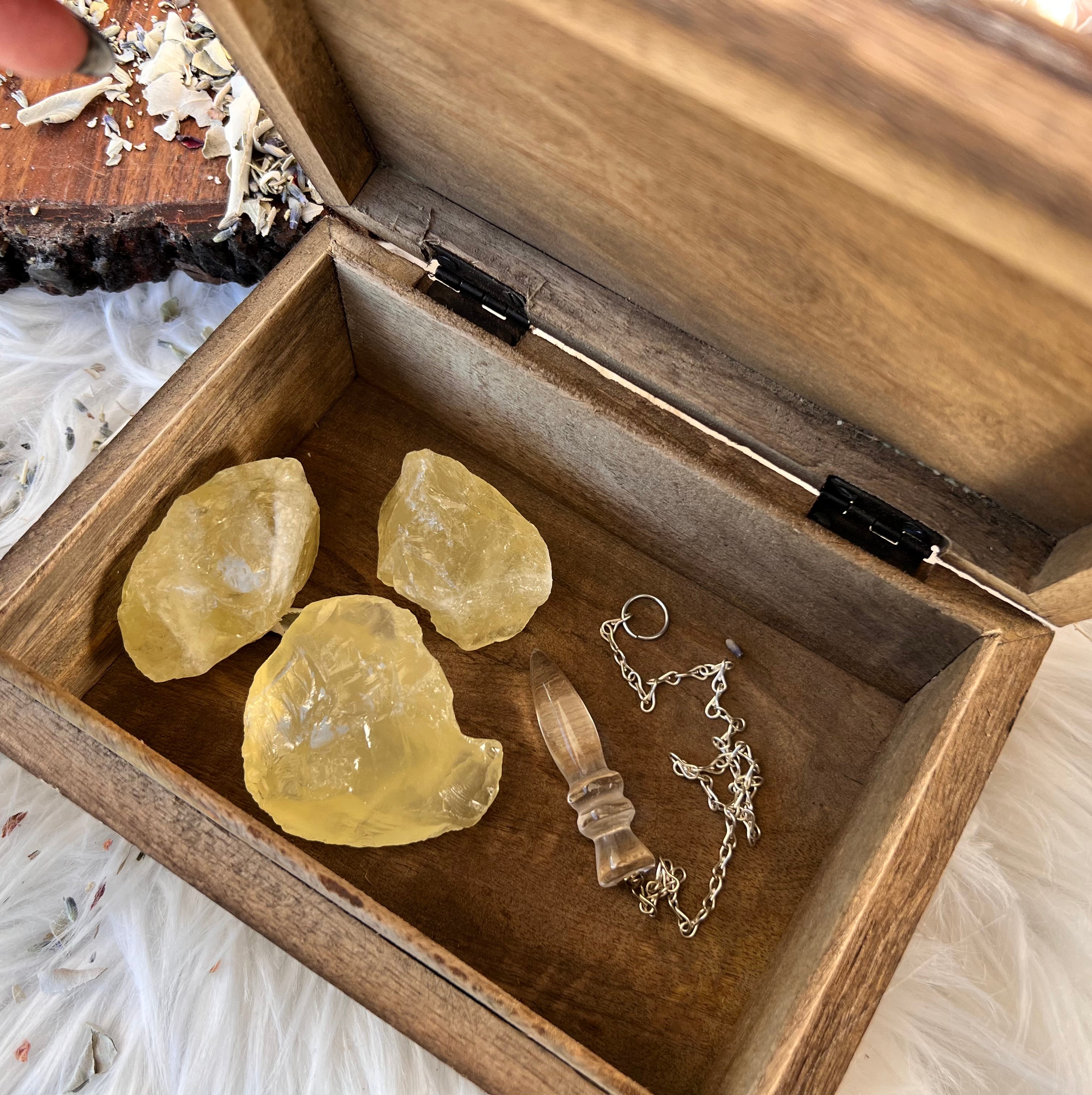 Dream Catcher Wooden Box - Muse Crystals & Mystical Gifts