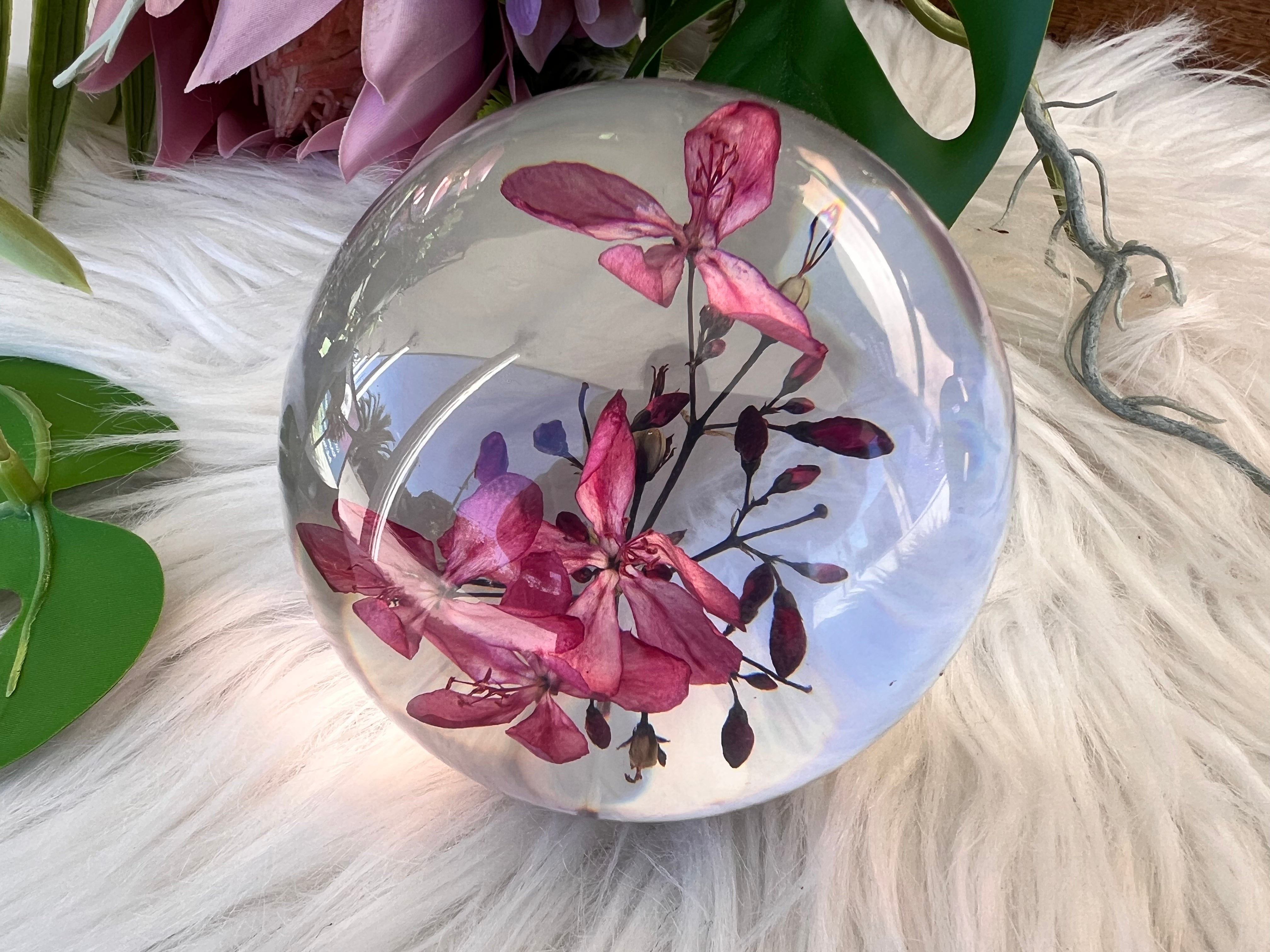 Everlasting Jasmine Sphere - Muse Crystals & Mystical Gifts