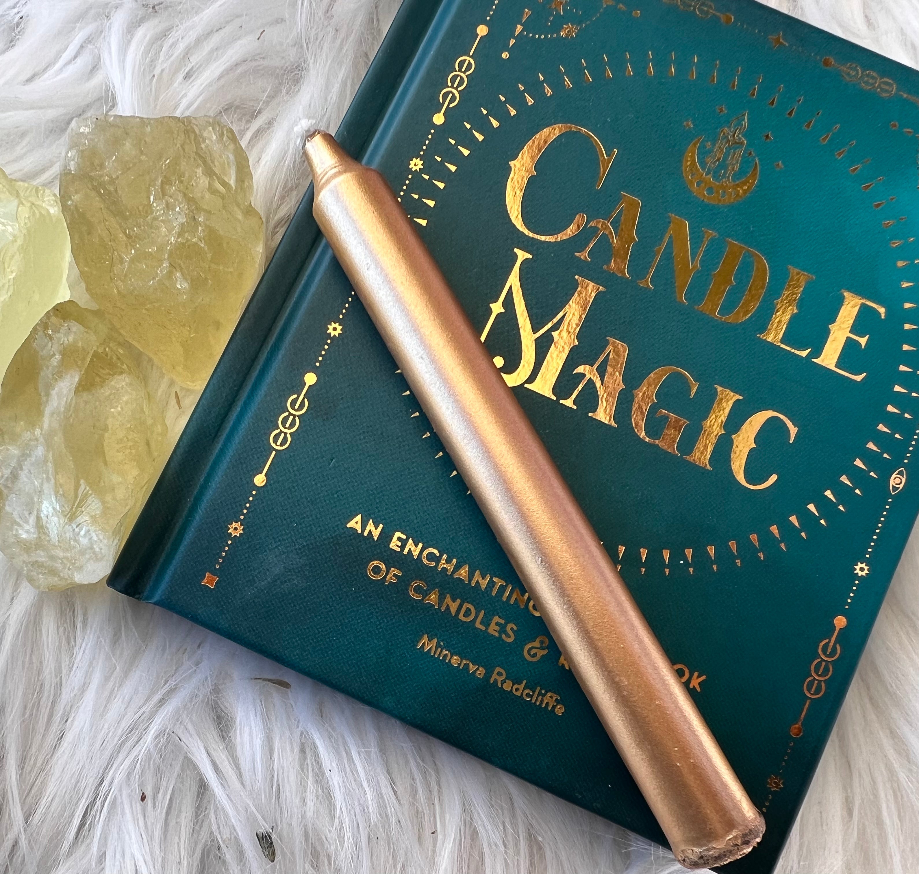Gold Wish - Spell Candle - Muse Crystals & Mystical Gifts