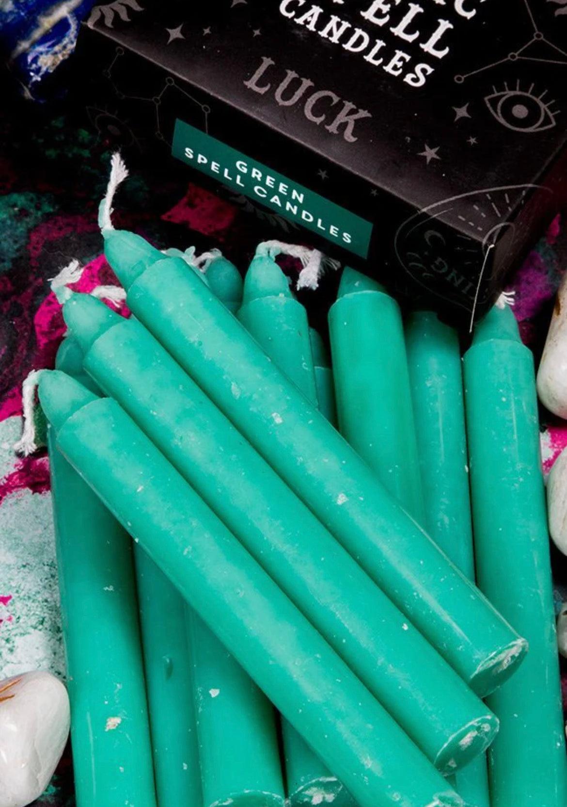 Green Ritual & Spell Candles – Muse Crystals & Mystical Gifts