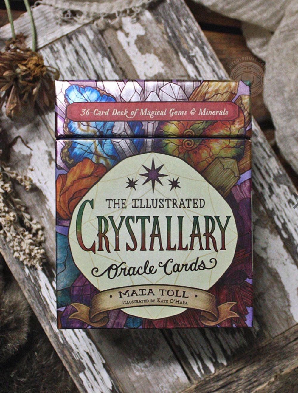 Illustrated Crystallary Oracle Cards Deck - Muse Crystals & Mystical Gifts