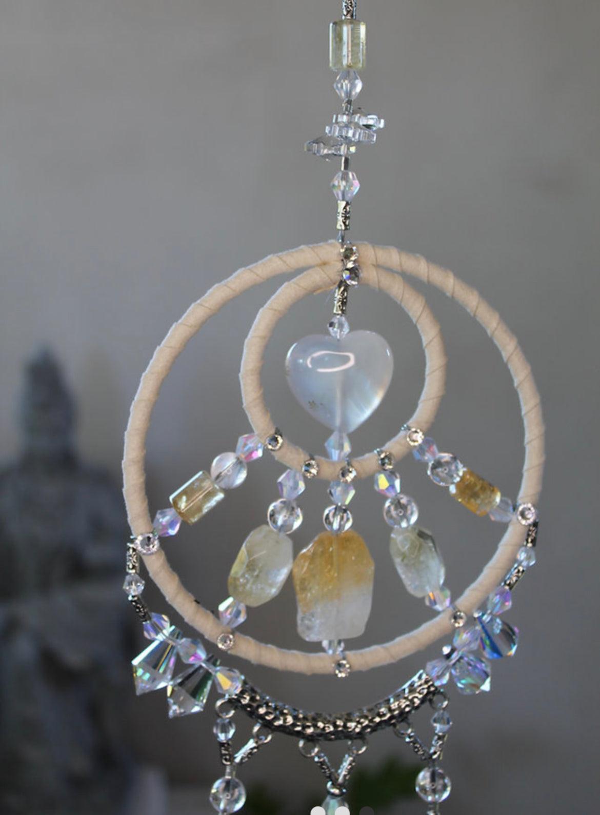 Medium Dream Catcher | Citrine - Muse Crystals & Mystical Gifts