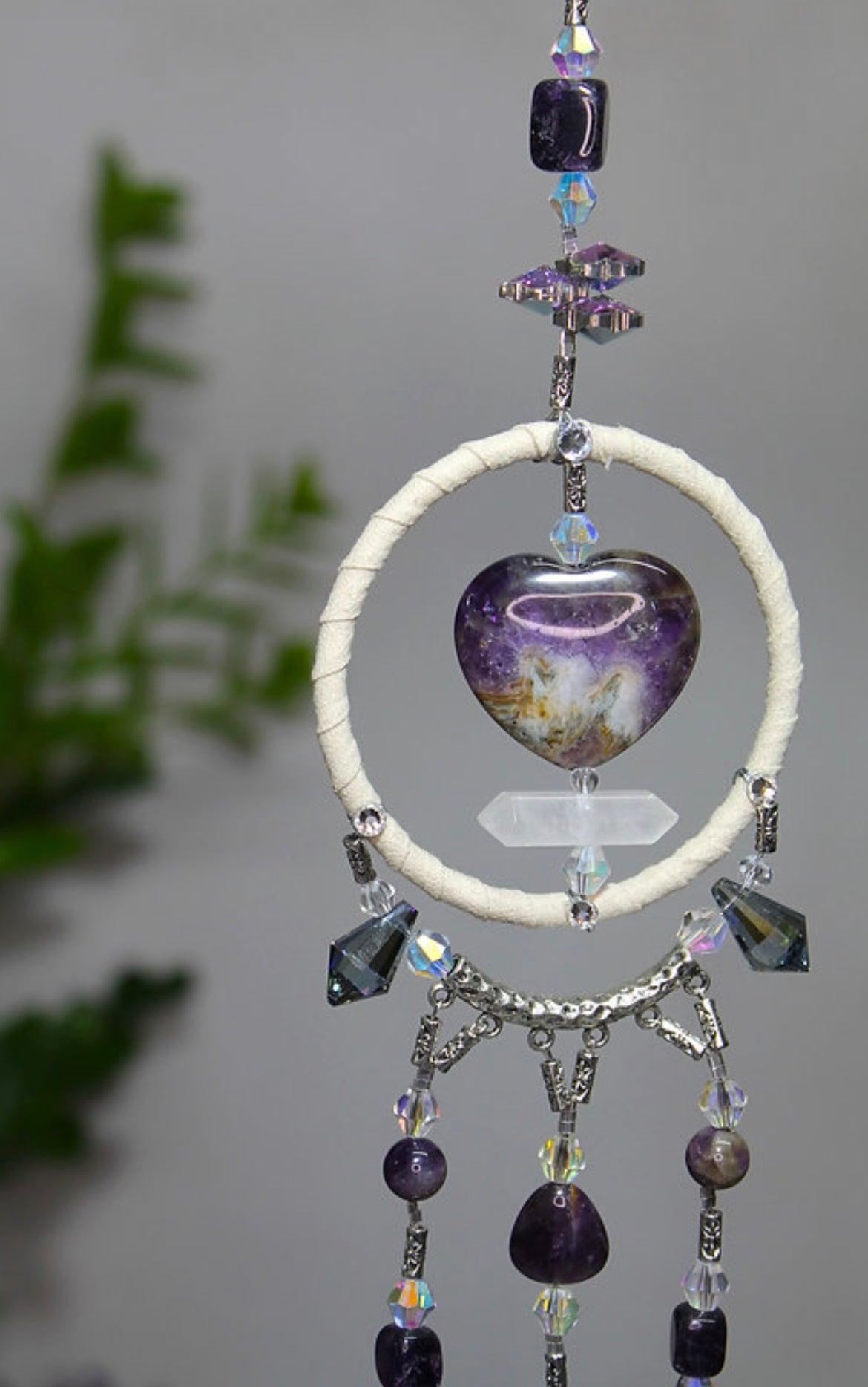 Mini Dream Catcher | Amethyst - Muse Crystals & Mystical Gifts