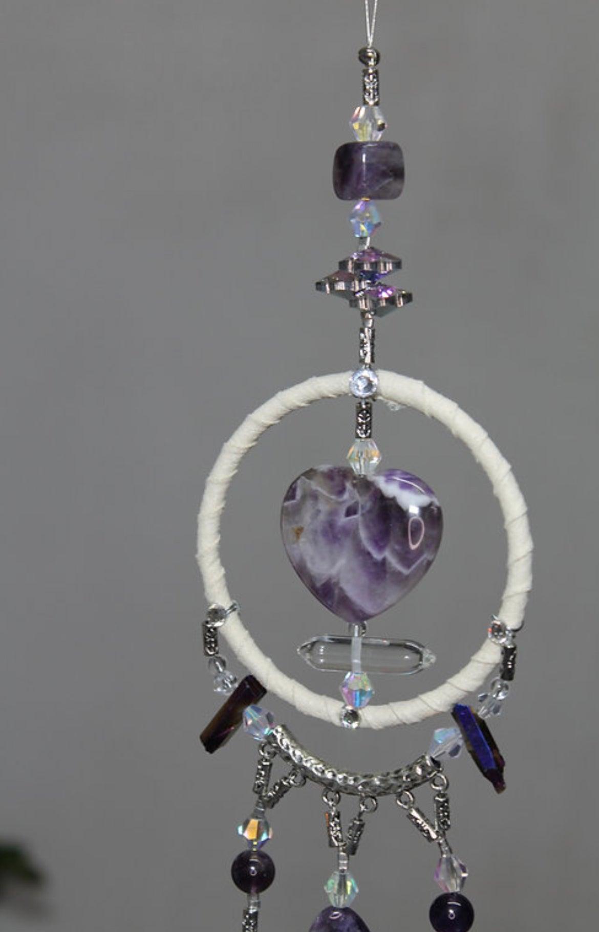 Mini Dream Catcher | Amethyst - Muse Crystals & Mystical Gifts