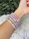 Morganite Beaded Bracelet - Muse Crystals & Mystical Gifts