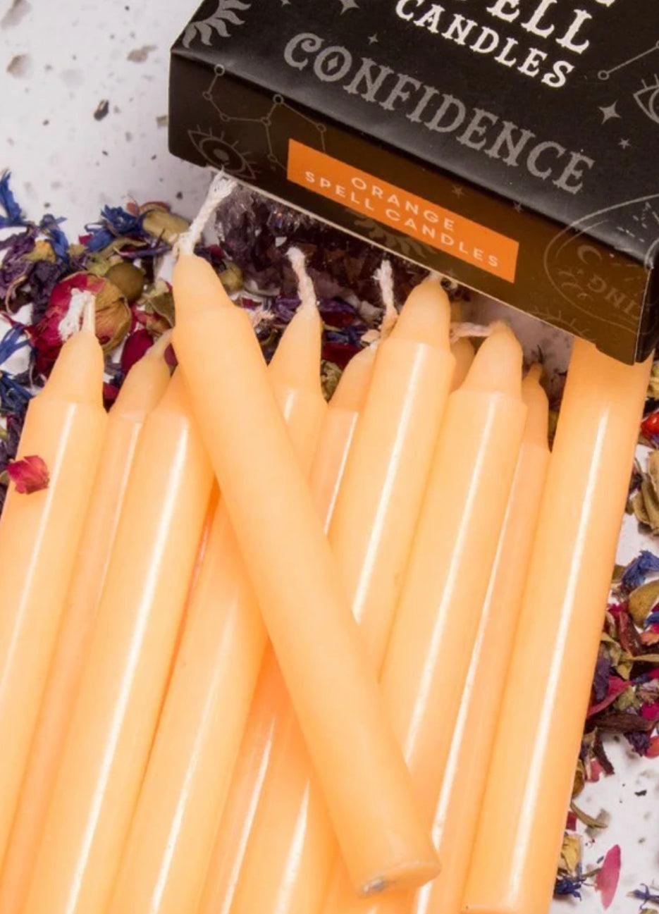 Orange Magic, Ritual & Spell Candles - Muse Crystals & Mystical Gifts