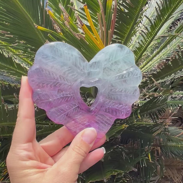 Fluorite Heart