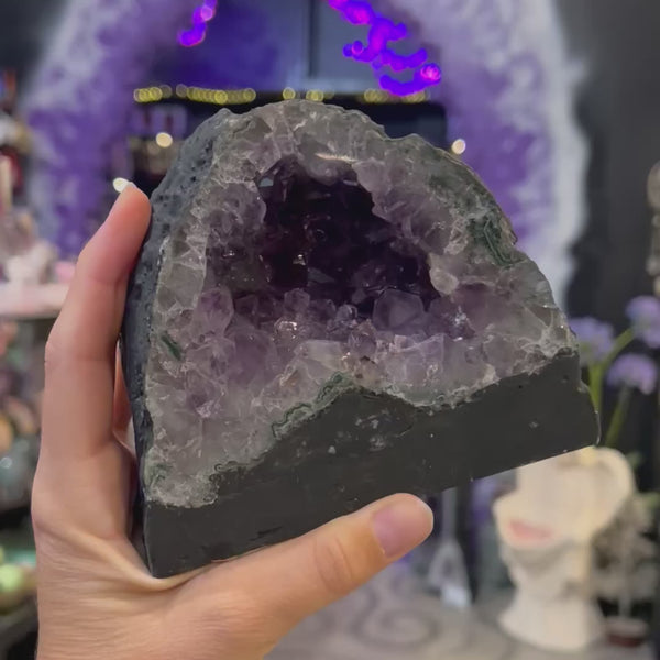 Amethyst Standing Cluster