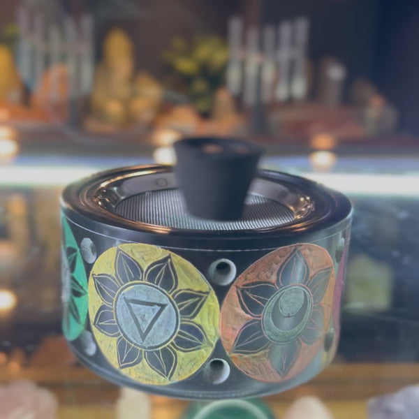 Chakra Soap Stone Charcoal Burner