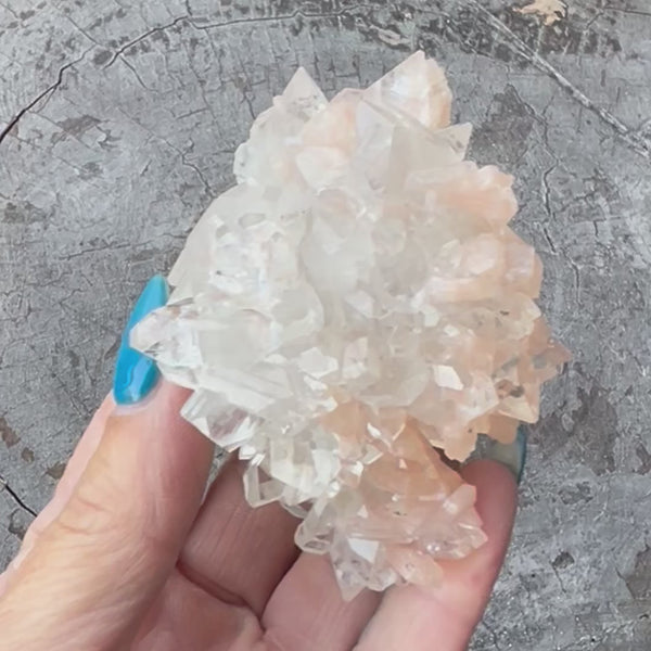 Natural Apophyllite Cluster