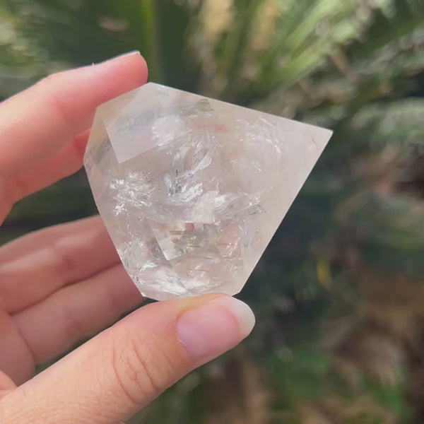 Clear Quartz Diamond Cut ~ Specialty Crystal